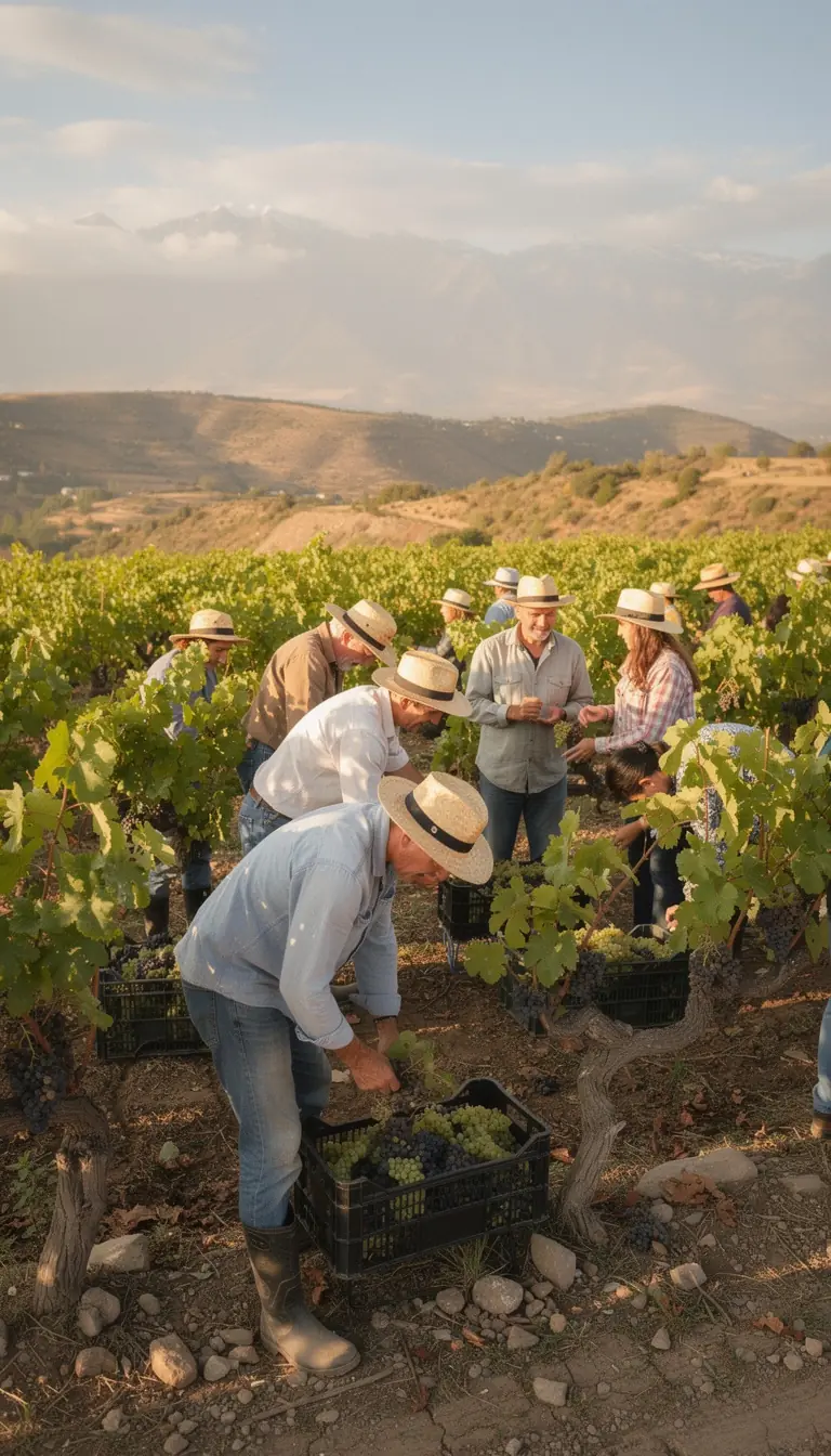 Sendero histórico en un pueblo argentino con arquitectura colonial y calles empedradas.